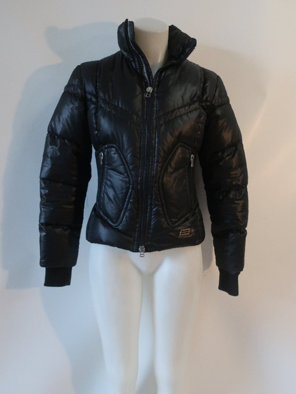 Womens J. Lindeberg Black Down Jacket XS